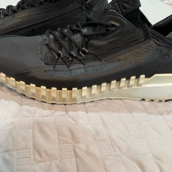 Ecco Men’s Sneakers Zipflex Mens Shoes Moonless Black Size 47 Or 13-13.5 - Picture 3 of 13